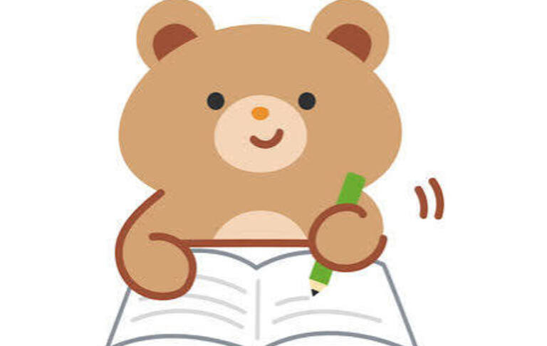 書く熊