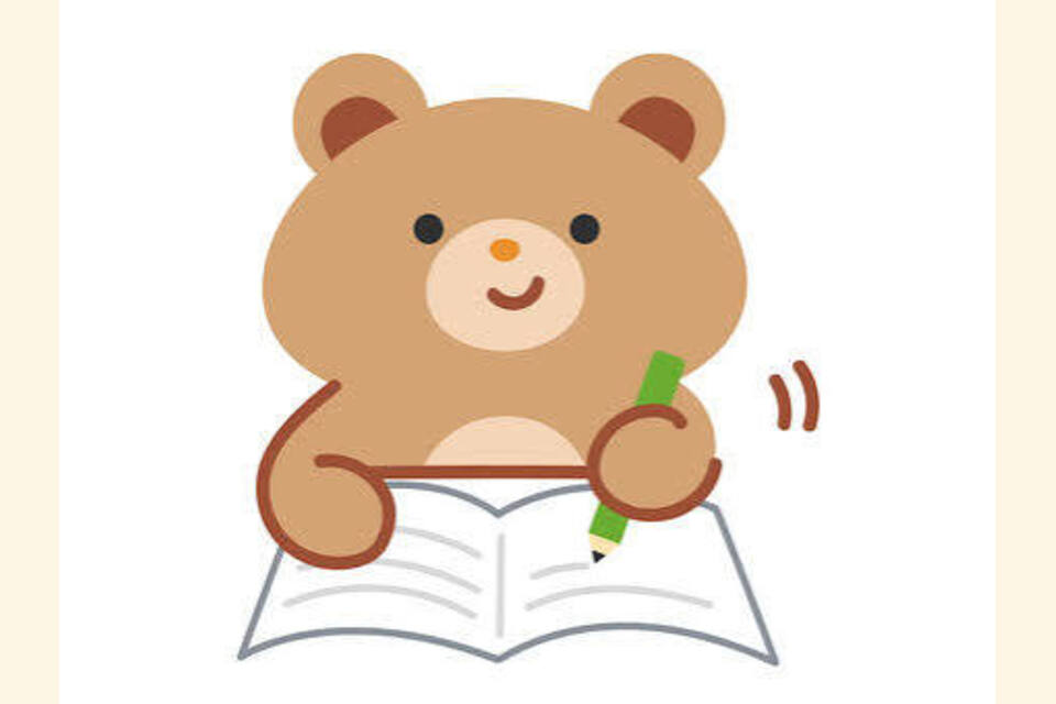 書く熊