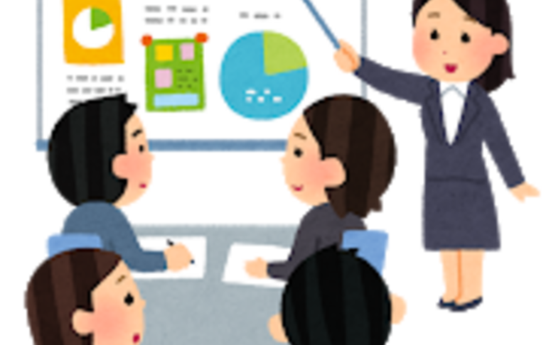 いらすとや　会議女性